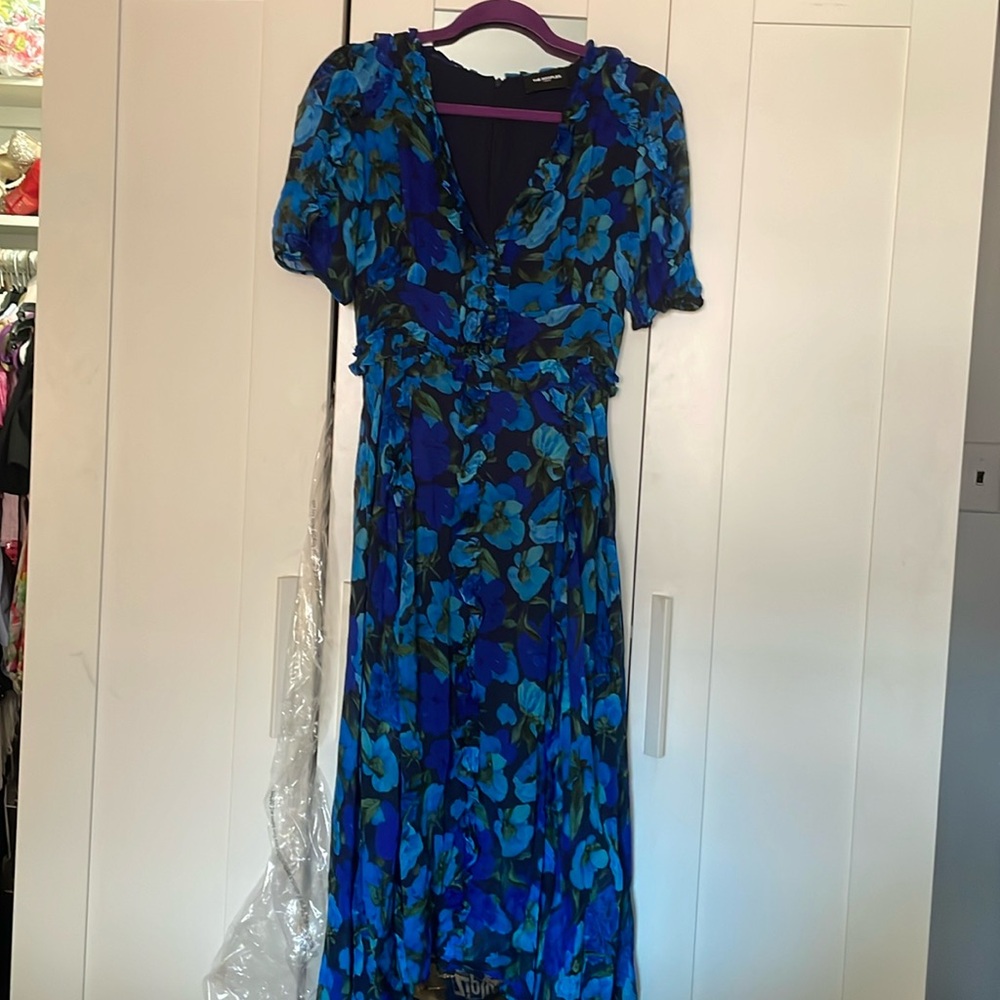 The Kooples Blue Flower Dress NWOT size 1/XS